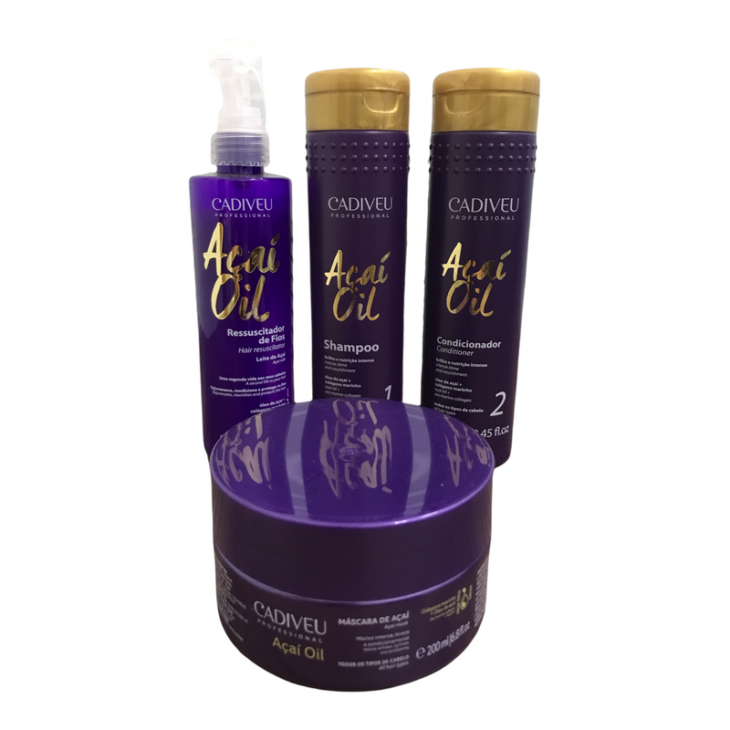 Cadiveu Professional Açaí Oil Trio Kit (3 Products) - Keratinbeauty